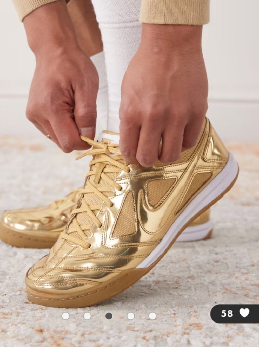 Nike Gato LV8 Sneakers Metallic Gold Scorpion Or Liquid Gold